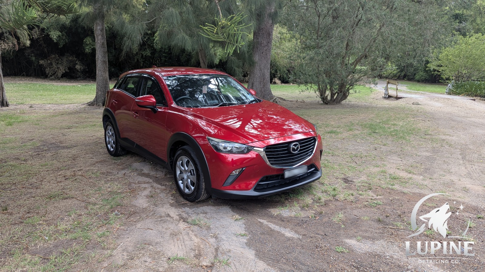 Mazda CX3 front right after detail